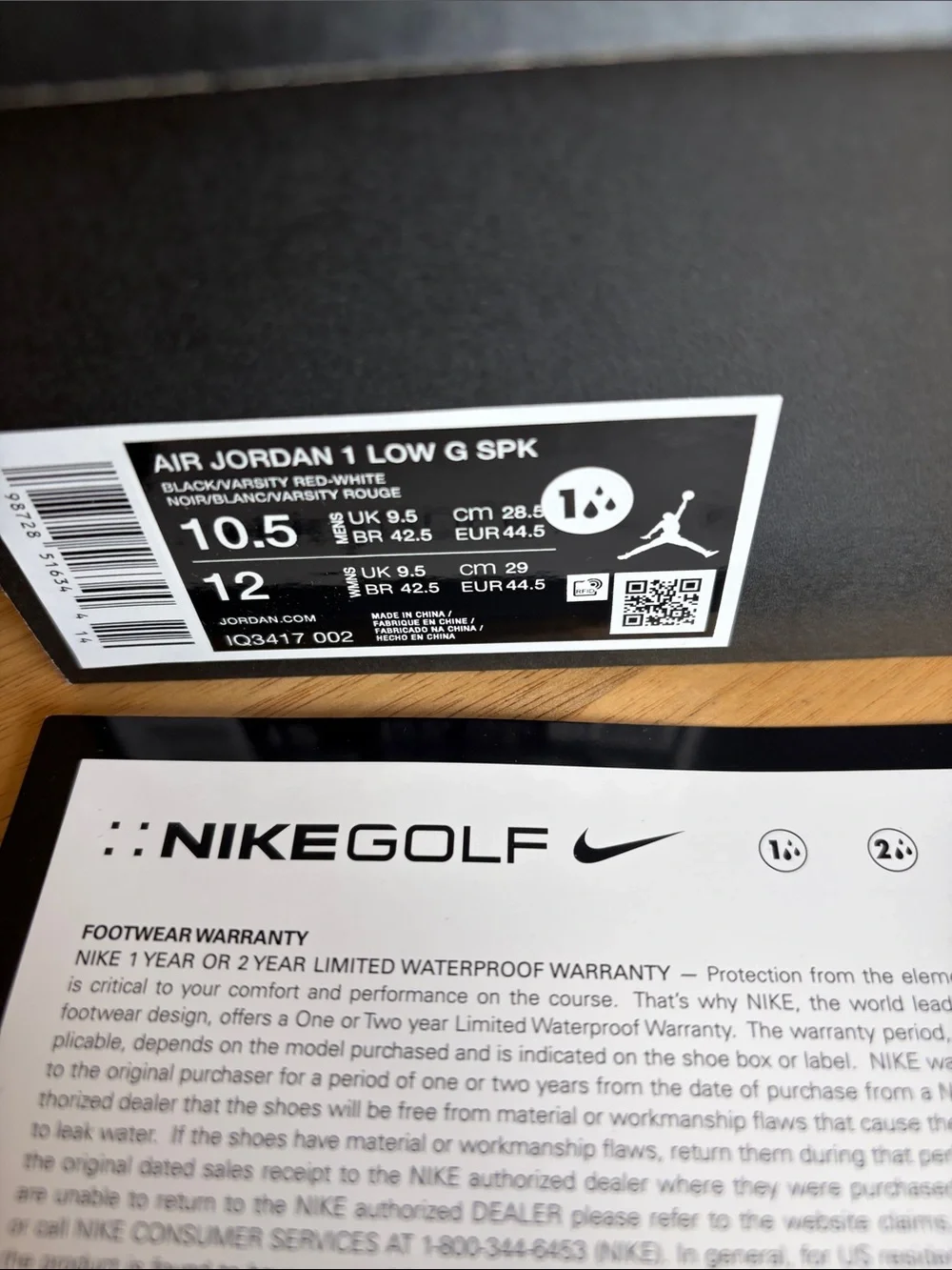Nike Air Jordan 1 Low G SPK